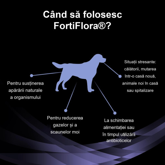 Purina Pro Plan Canine FortiFlora – Supliment Probiotic pentru Câini – 30 Plicuri